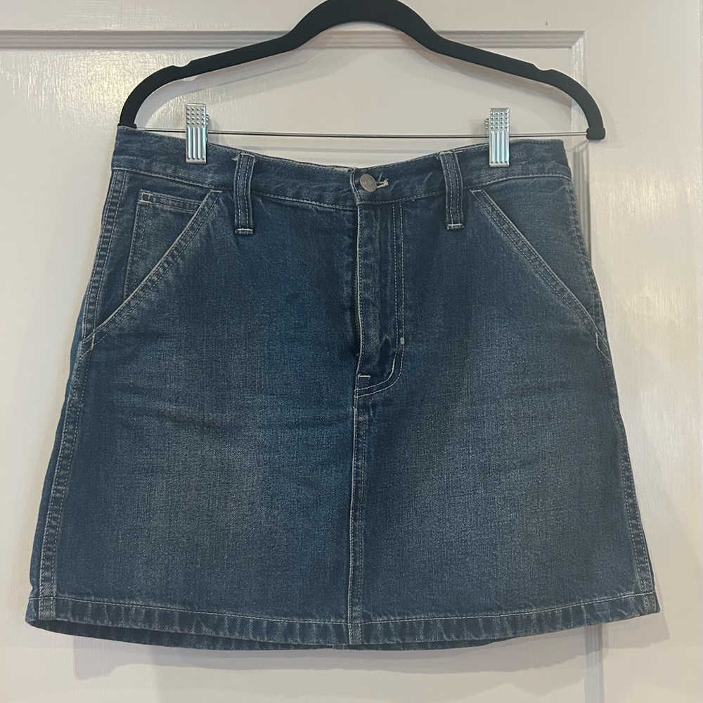 Madewell Denim A Line Mini Skirt Size 27